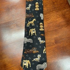 Vintage Save the Children Tie, “Doggy Days”, %100 Silk, 58” Long and 4” …